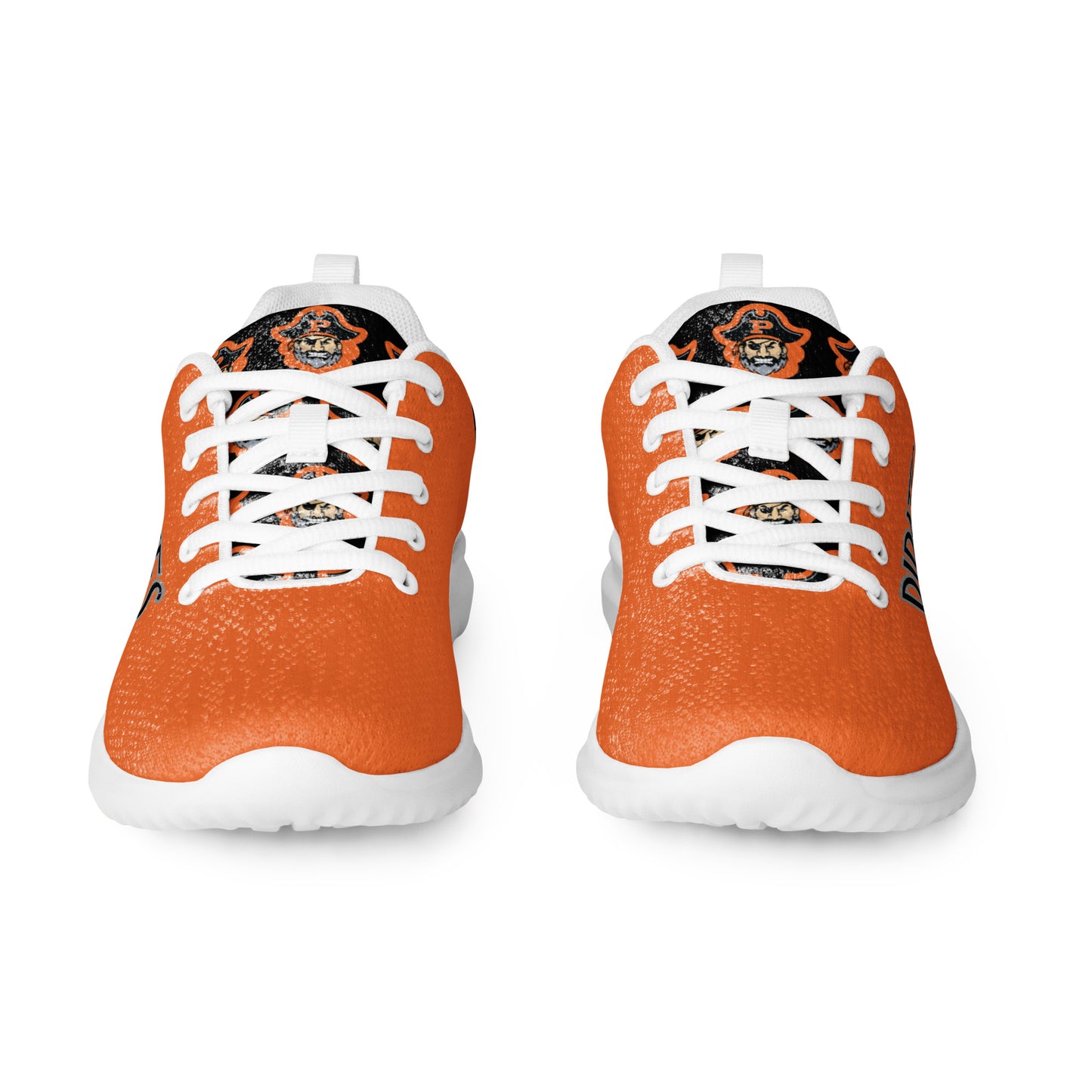 Orange and Black Pirates Men’s Athletic Shoes