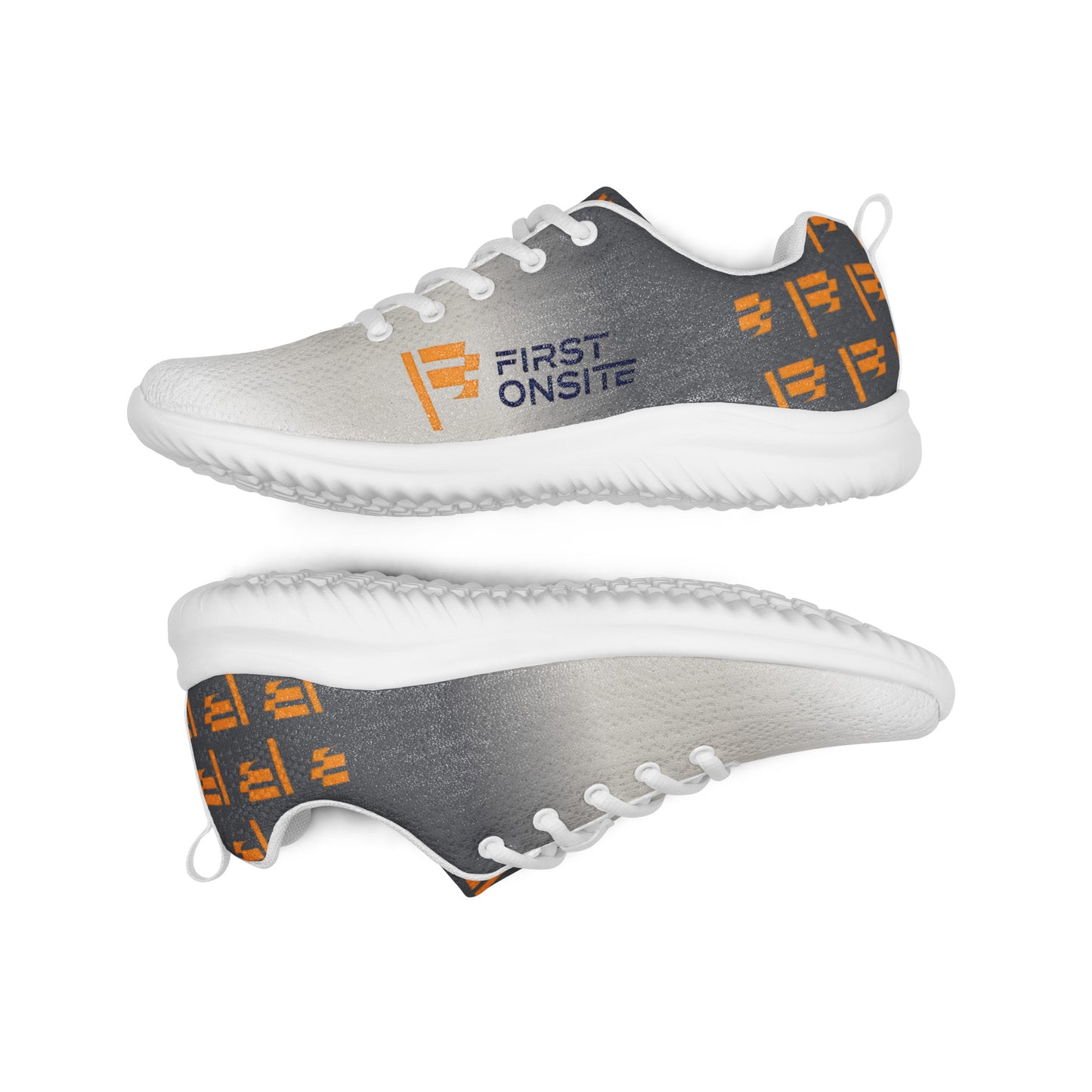 Men's First Onsite Gradient Athletic Shoes (Slate Heel and gradient Body)