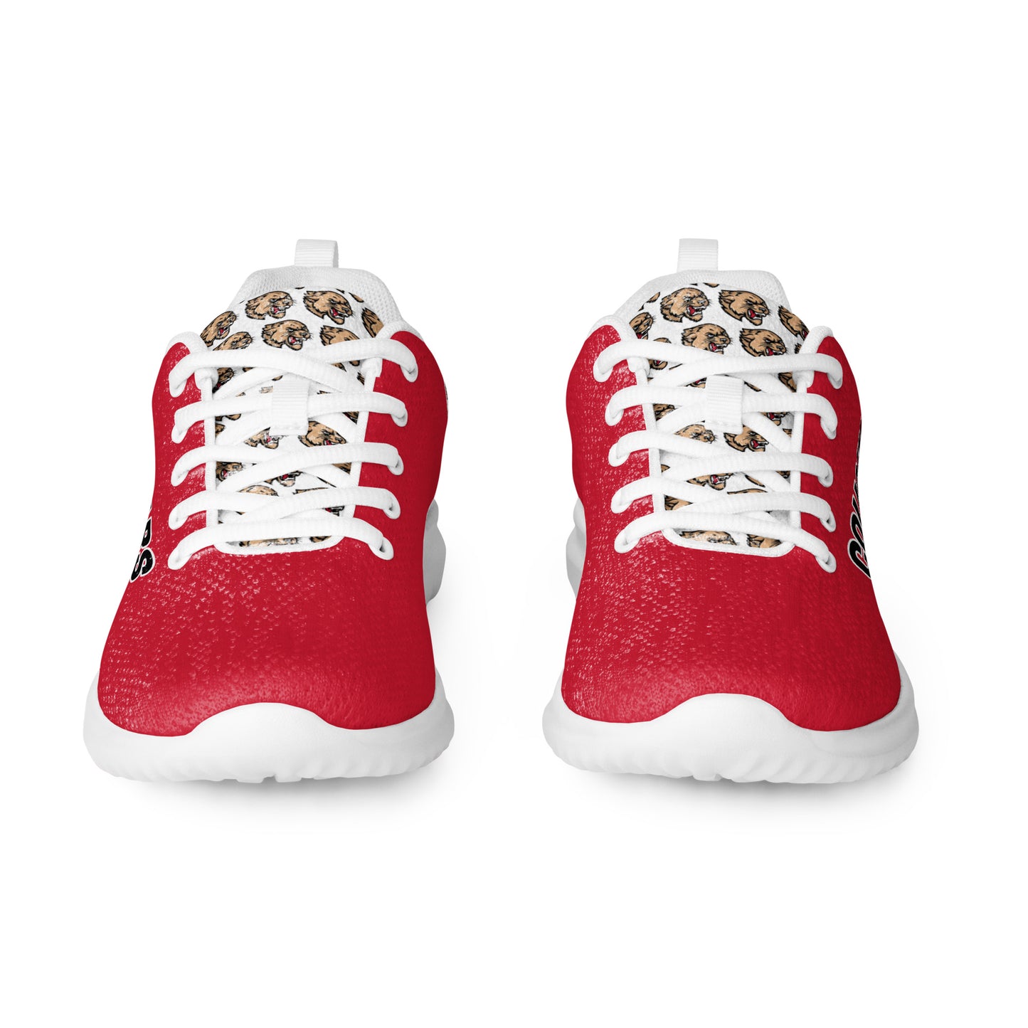 Cougars Men’s Athletic Shoes (Red and White)