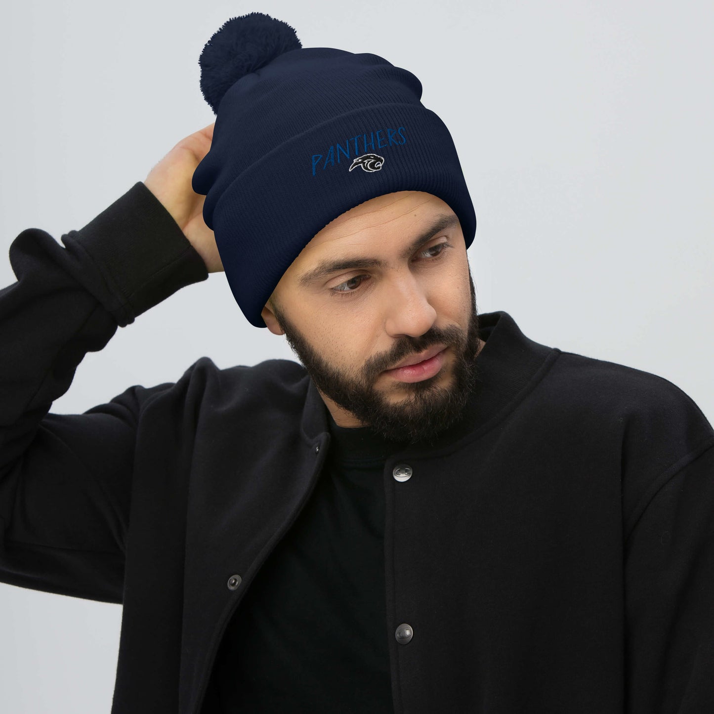 Panthers Pom-Pom Beanie (Panther Head)