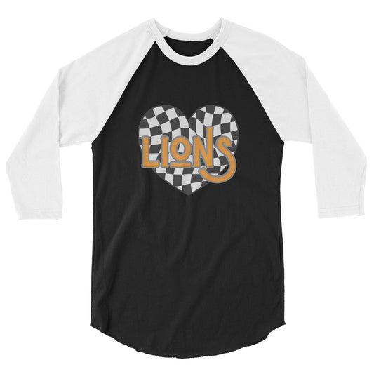 Retro Lions 3/4 sleeve raglan shirt