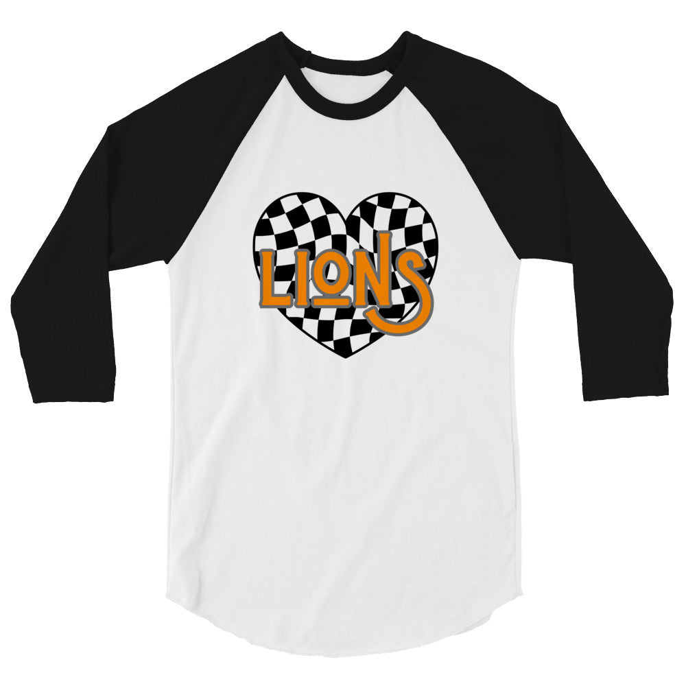 Retro Lions 3/4 sleeve raglan shirt