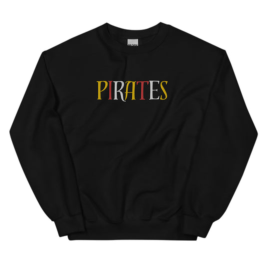 Pirates Embroidered Unisex Sweatshirt