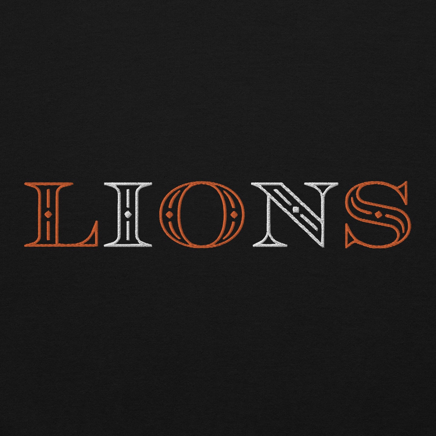 Lions Embroidered Unisex Sweatshirt