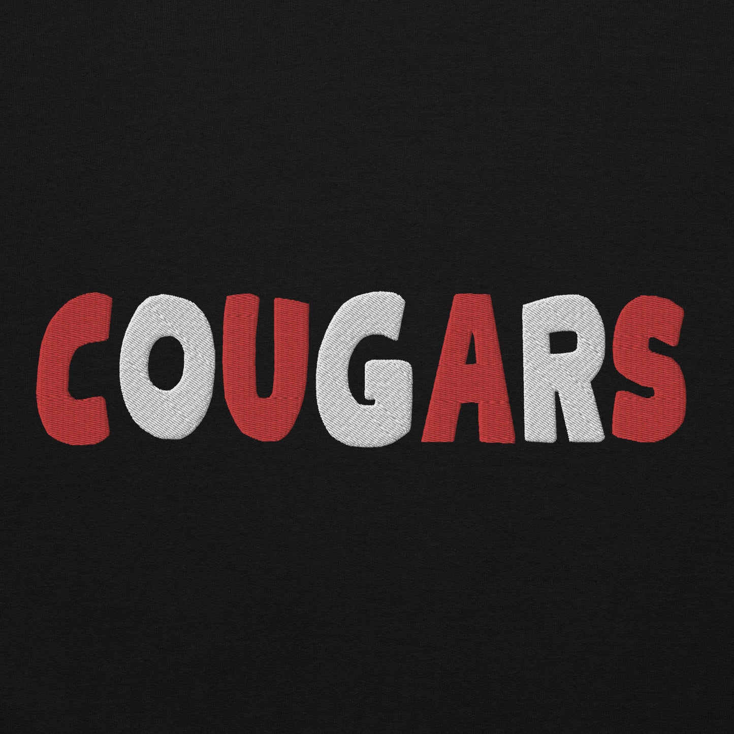 Cougars Embroidered Unisex Sweatshirt