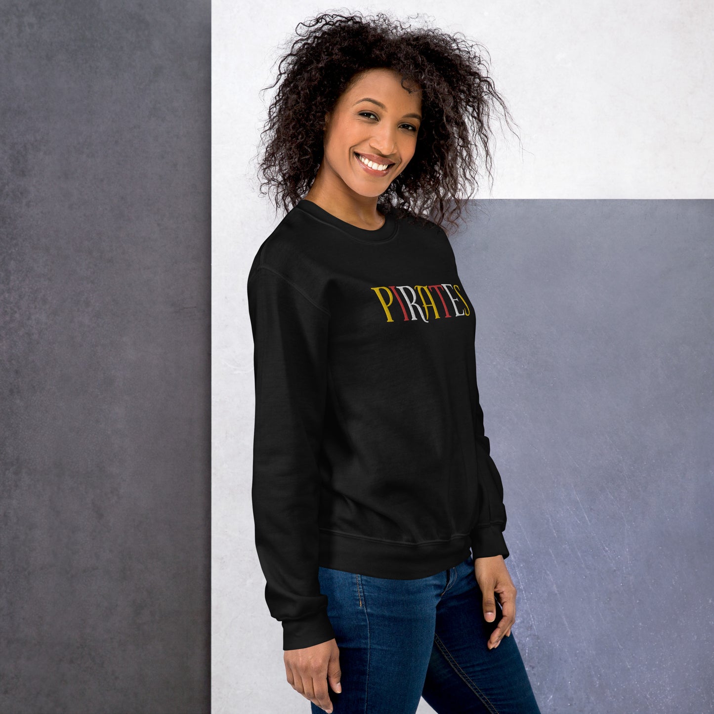 Pirates Embroidered Unisex Sweatshirt