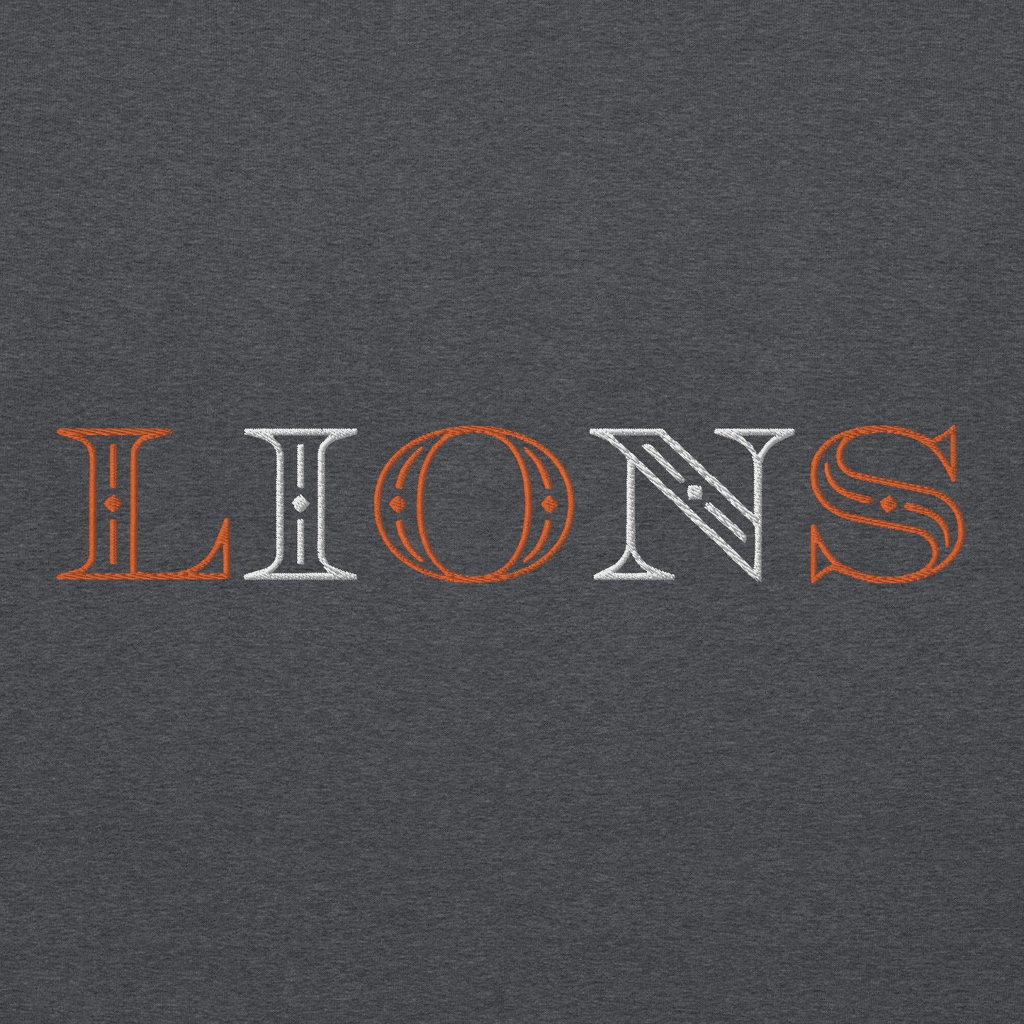 Lions Embroidered Unisex Sweatshirt