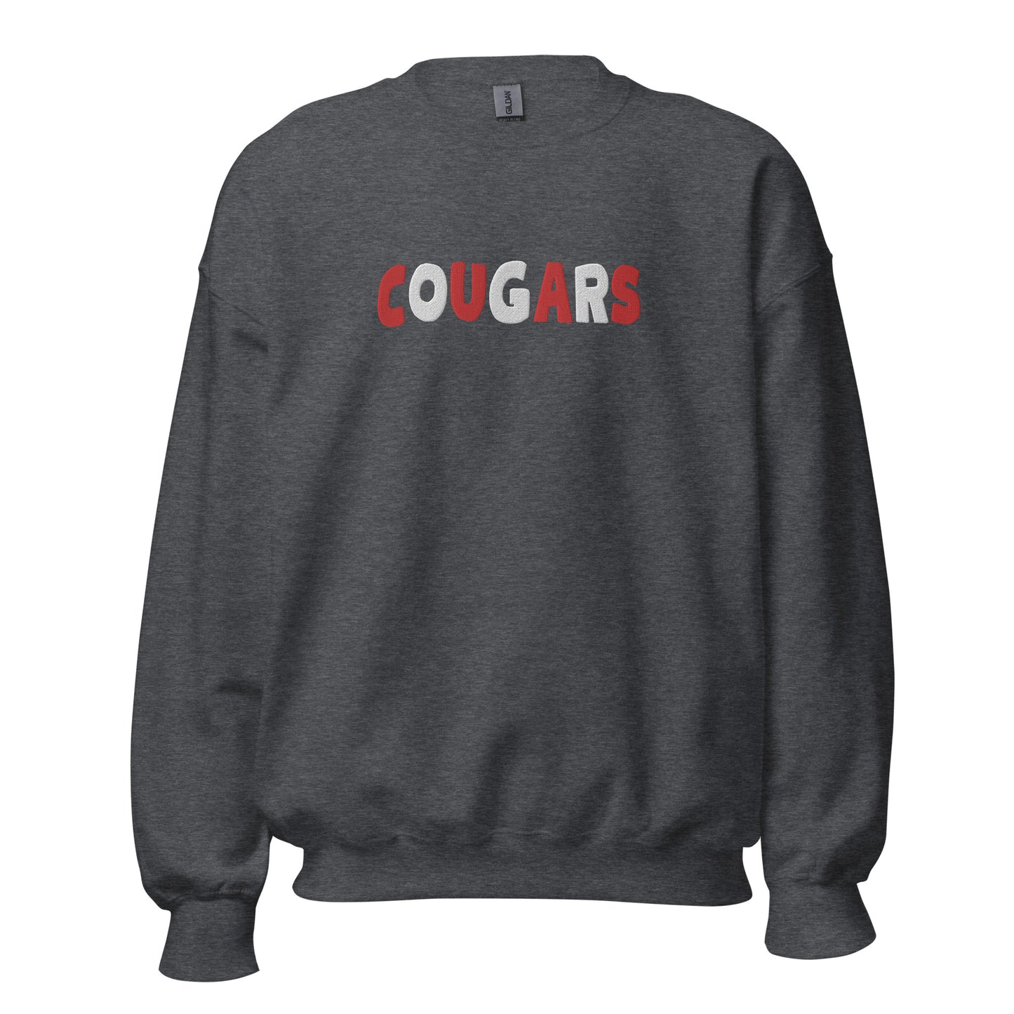 Cougars Embroidered Unisex Sweatshirt