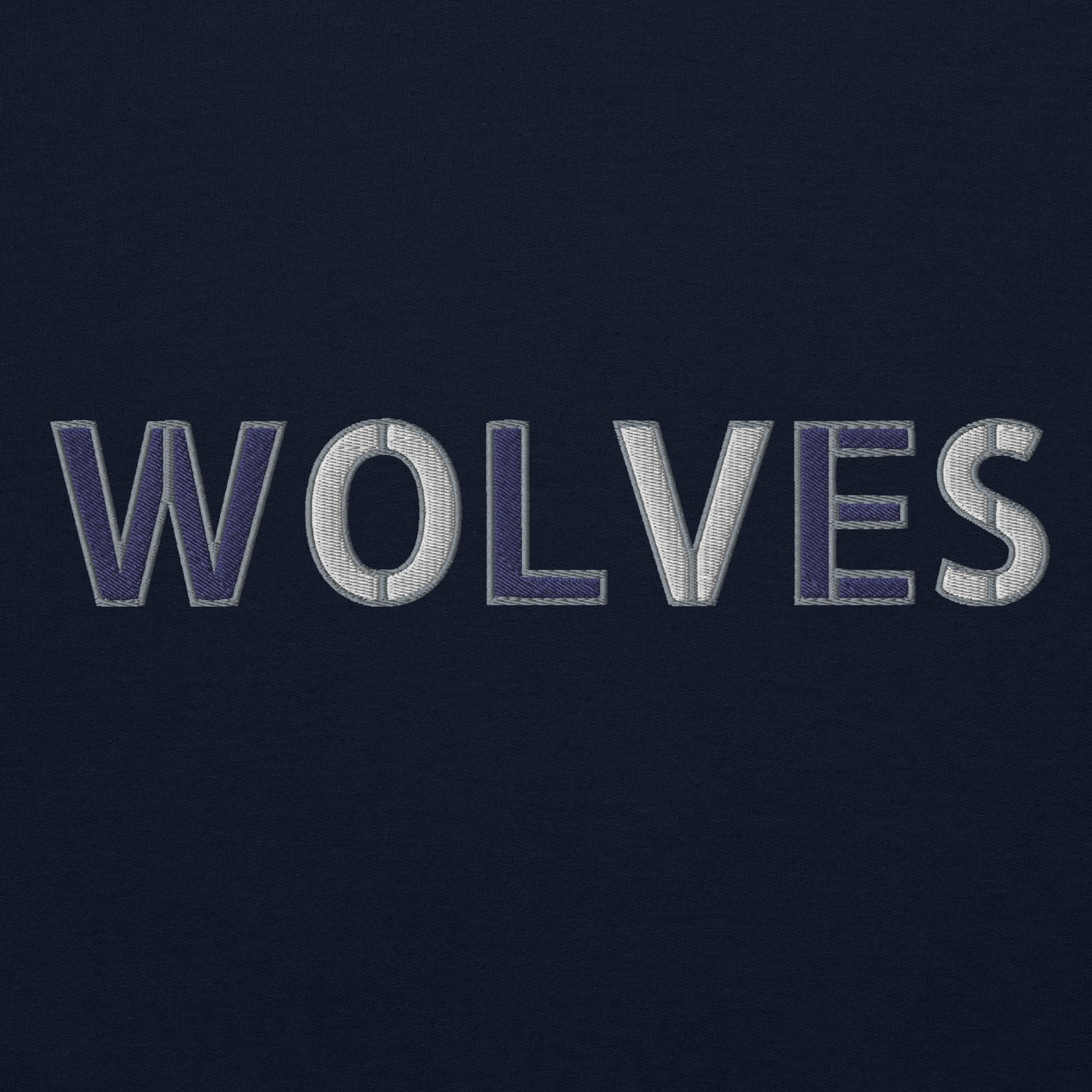 Wolves Embroidered Unisex Sweatshirt