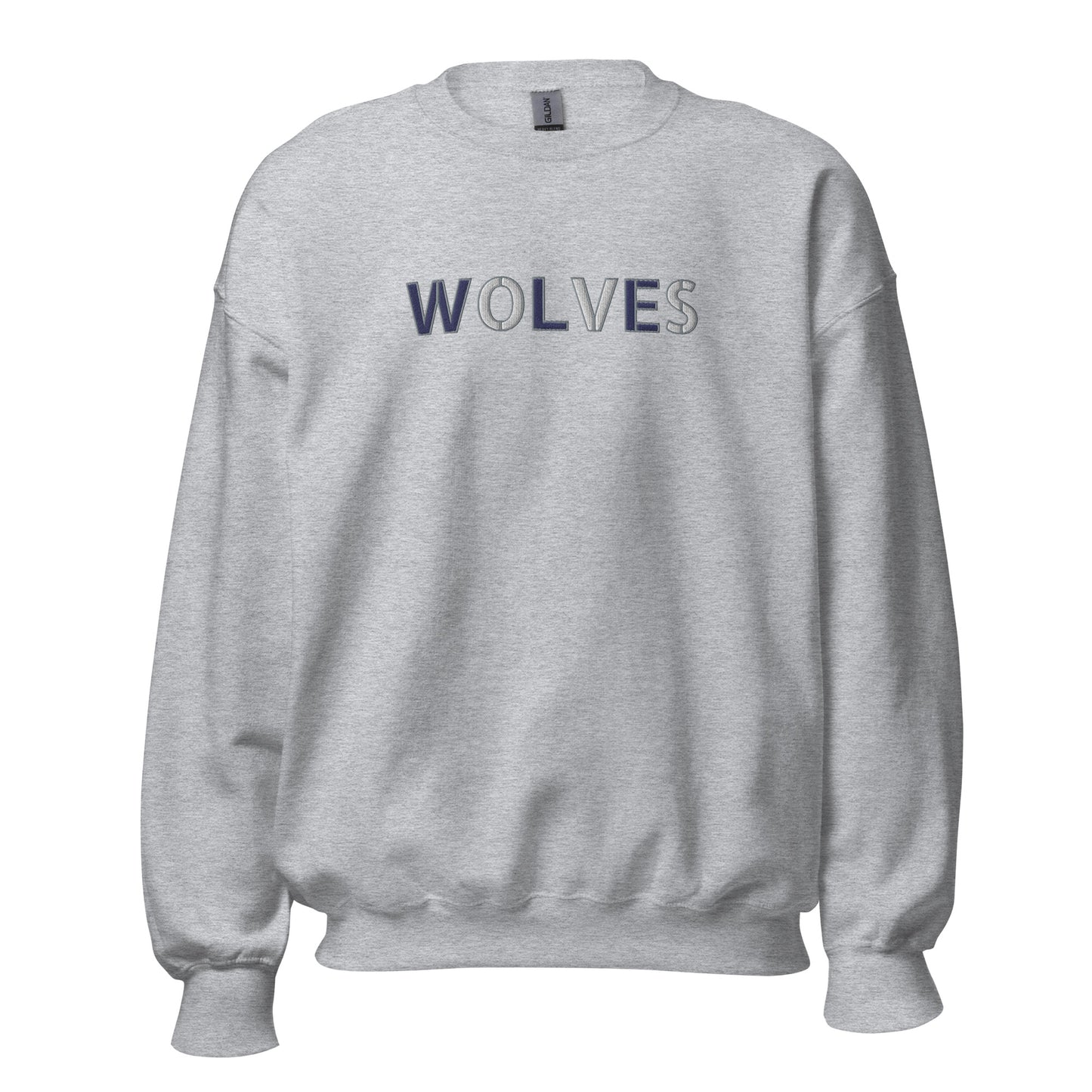 Wolves Embroidered Unisex Sweatshirt