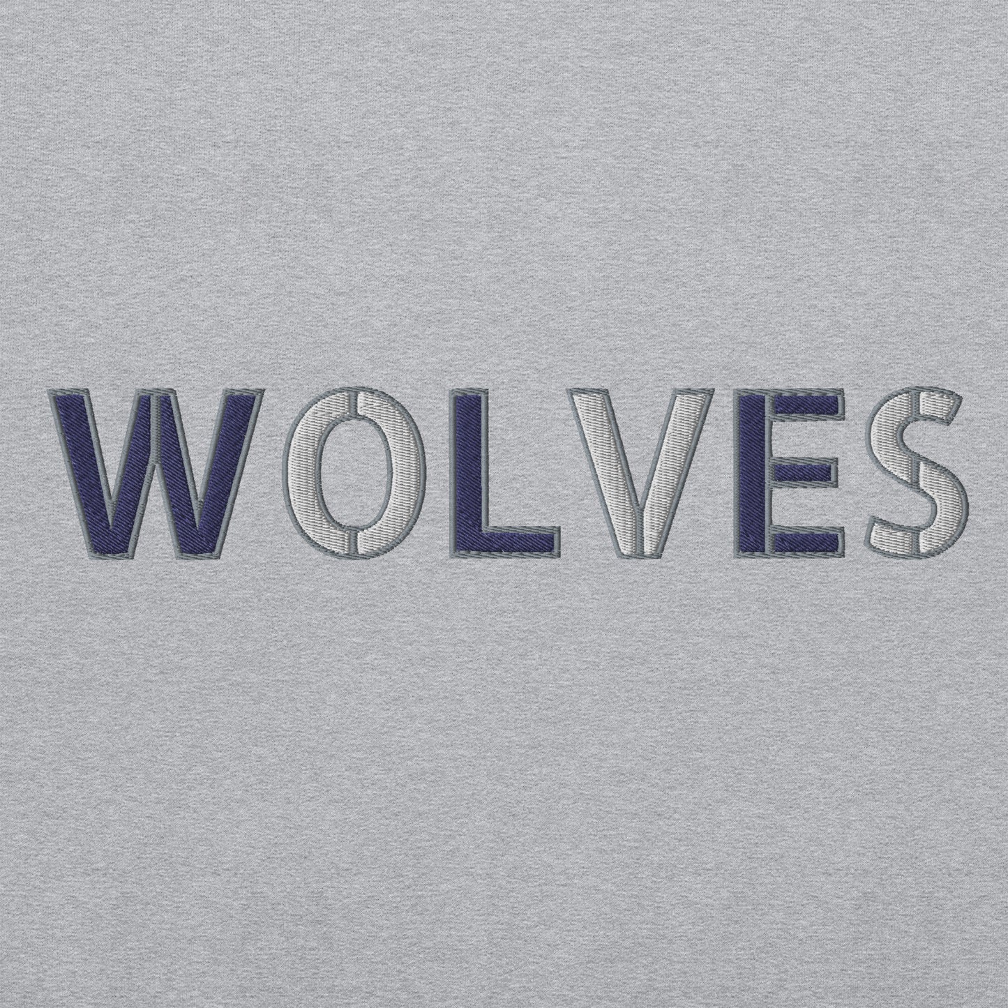 Wolves Embroidered Unisex Sweatshirt