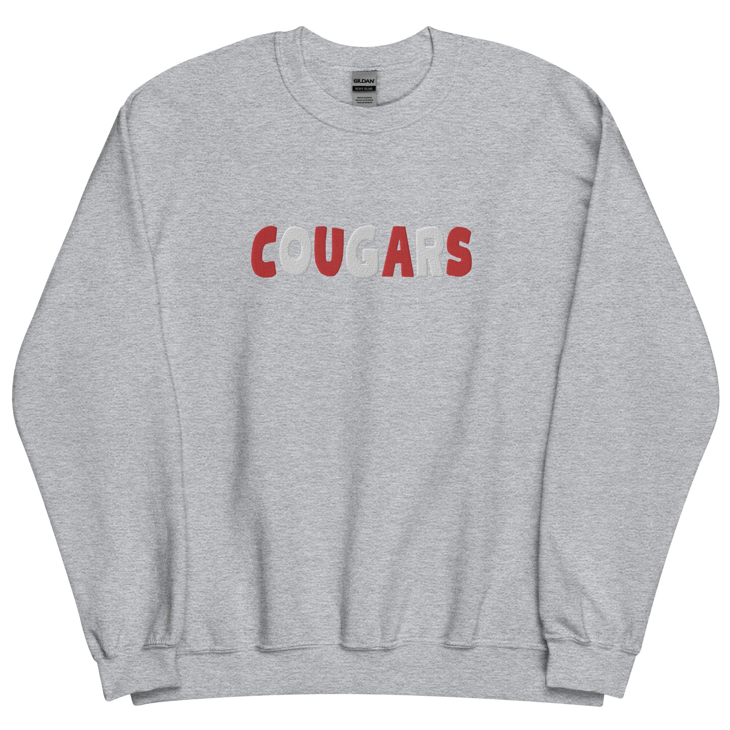 Cougars Embroidered Unisex Sweatshirt