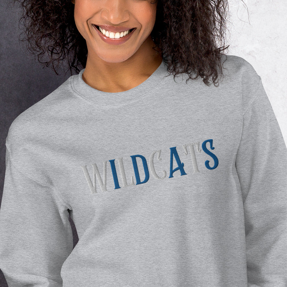 Wildcats Embroidered Unisex Sweatshirt