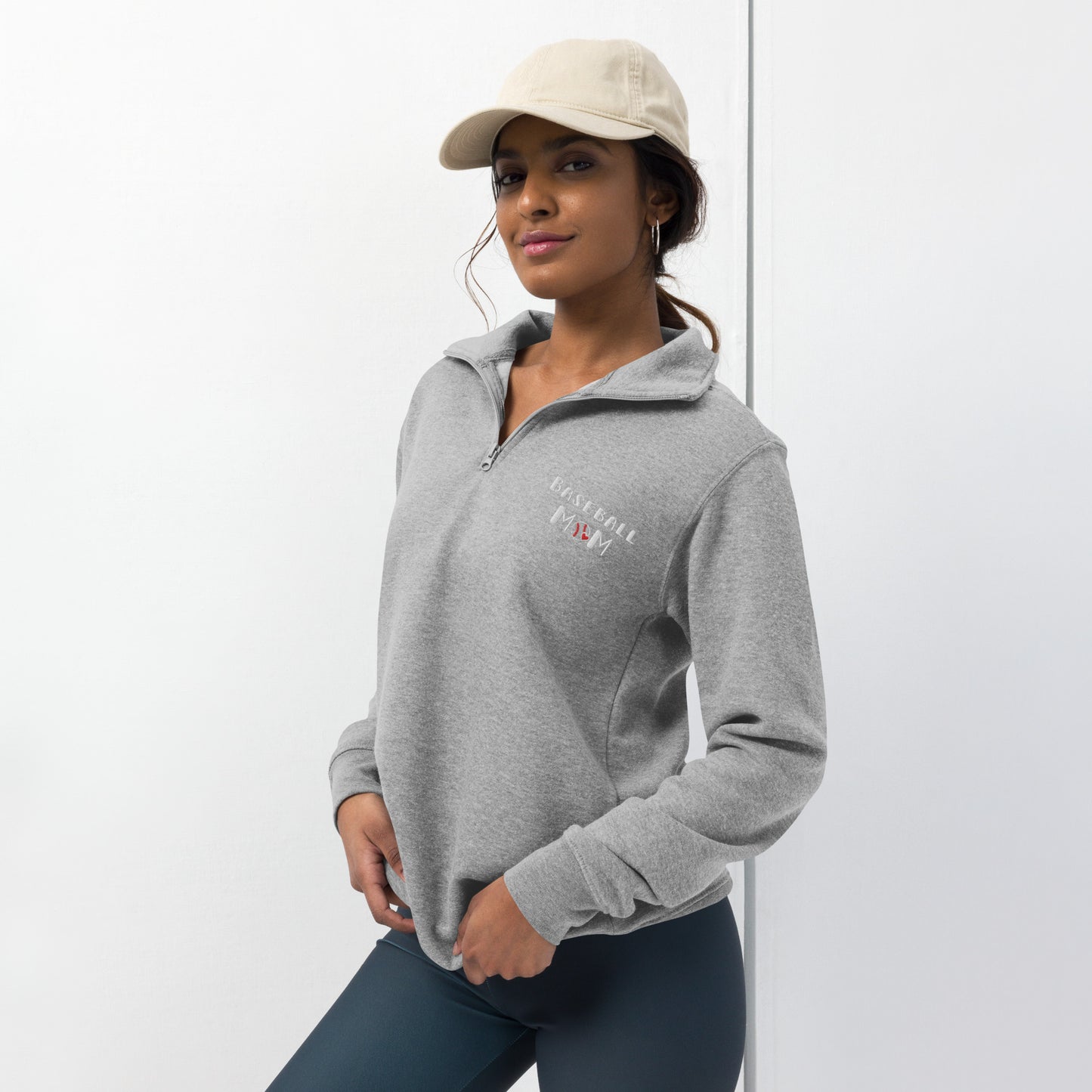 Baseball Mom Embroidered Pullover