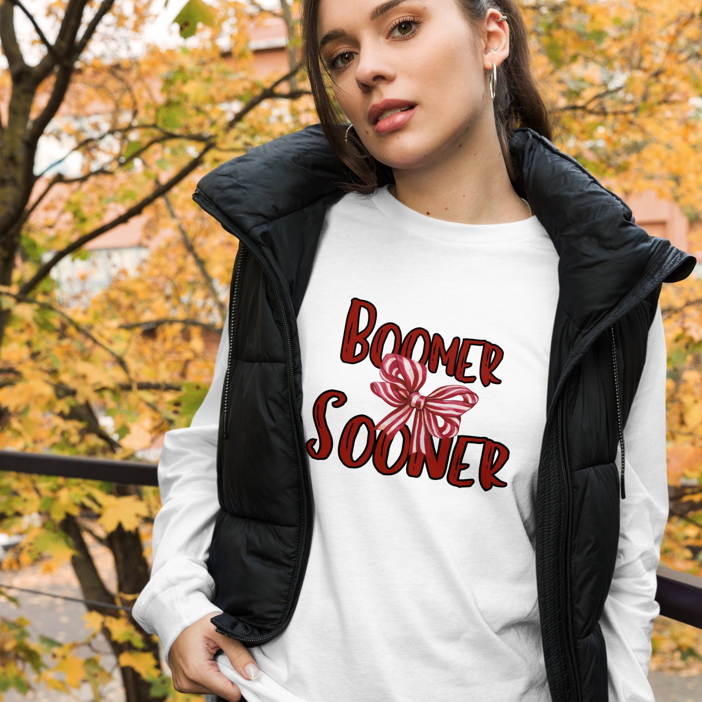 Sooner Bow Long Sleeve Tee