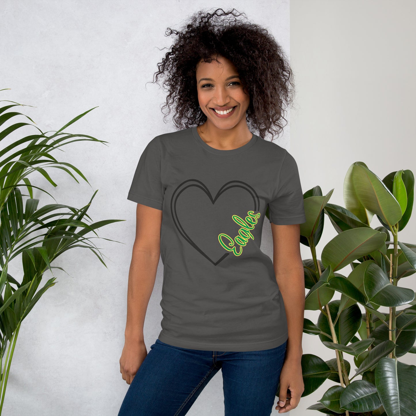 Eagles Mascot Love T-Shirt