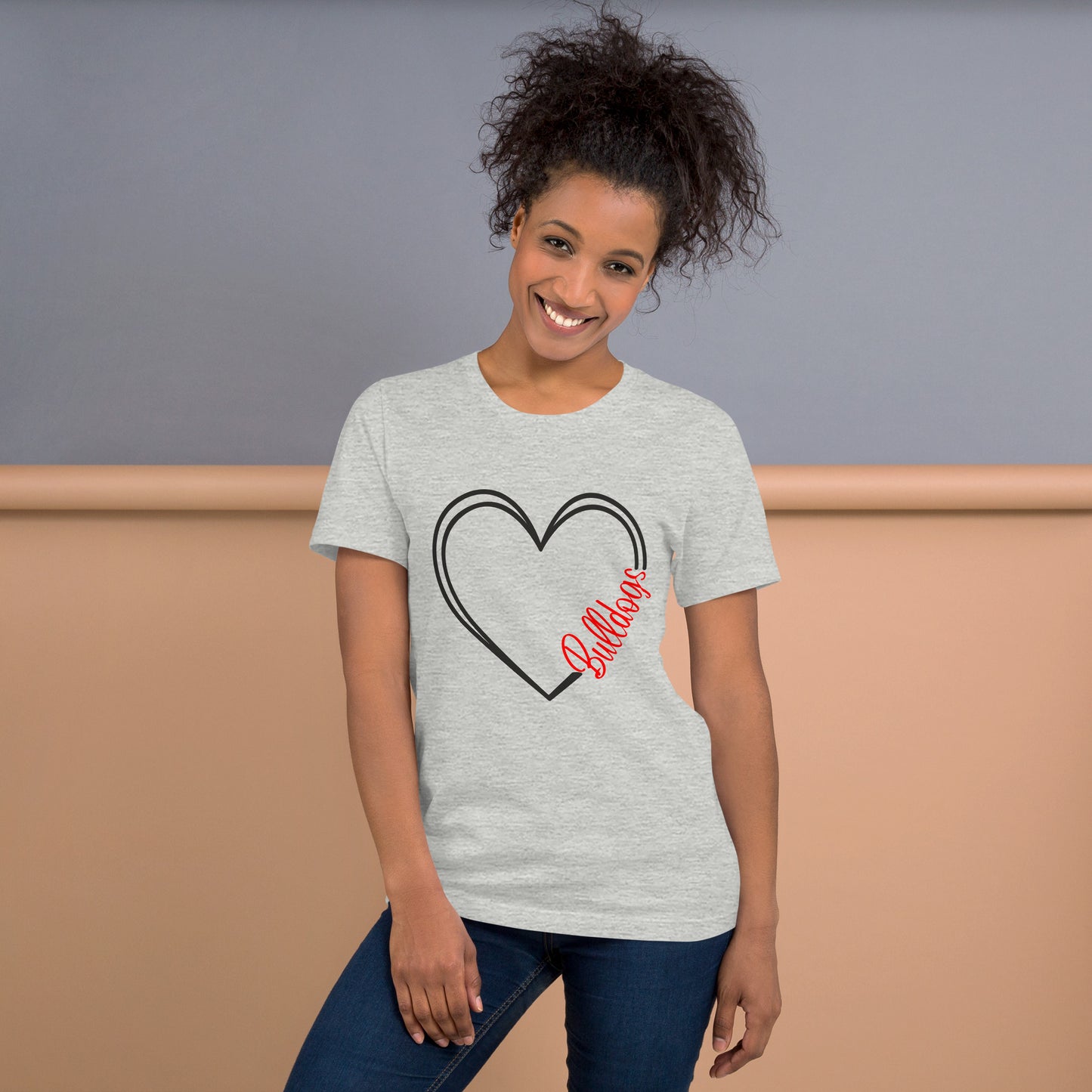 Bulldog Heart t-shirt