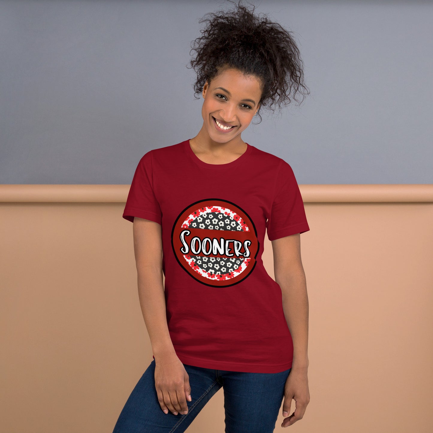 Sooners Floral Print T-shirt