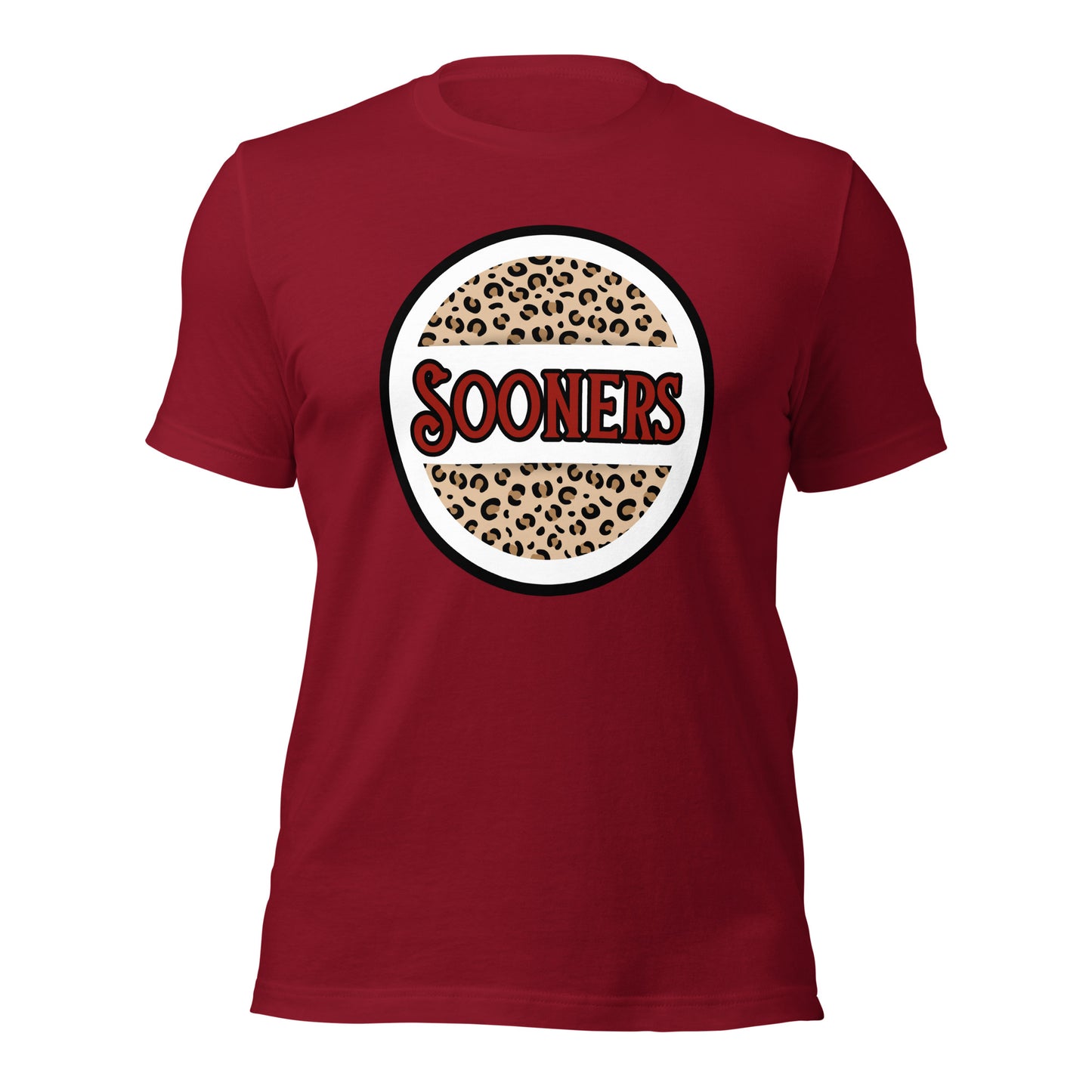 Sooners Cheetah Print T-shirt