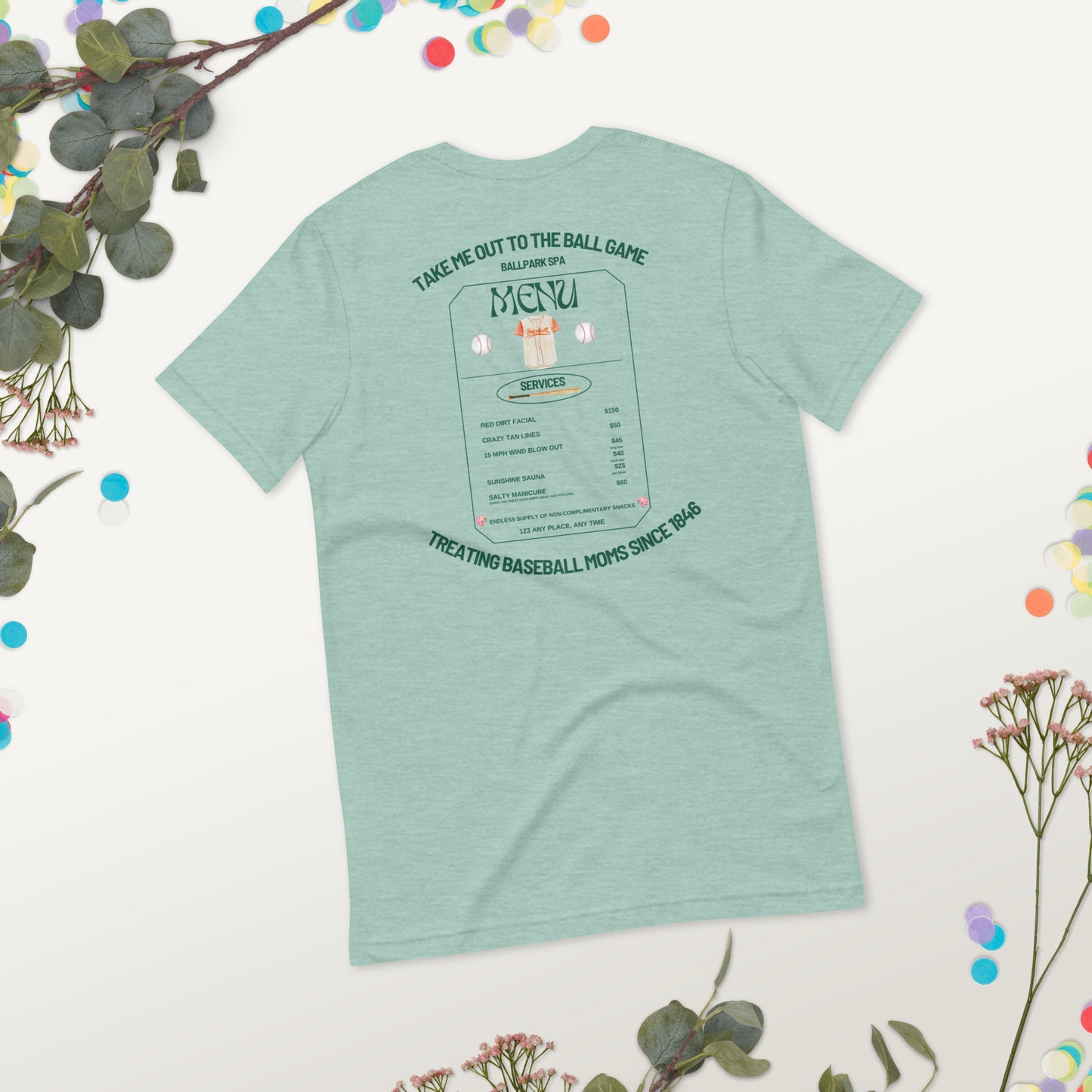 "Forget Calm, It's Game Day!" - Baseball Mom Adventure T-Shirt