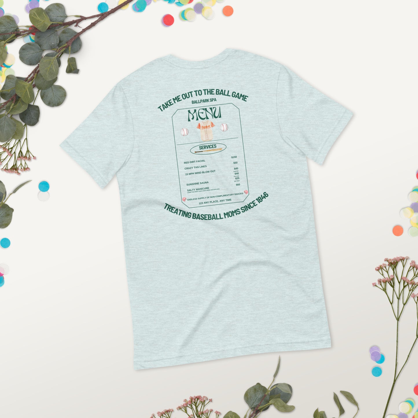 "Forget Calm, It's Game Day!" - Baseball Mom Adventure T-Shirt