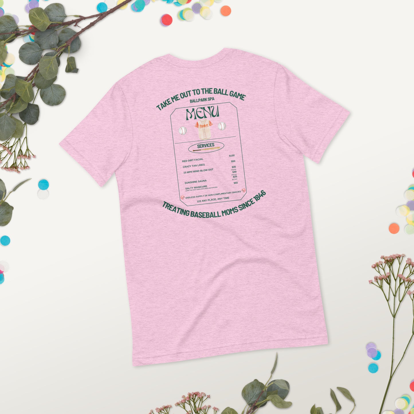 "Forget Calm, It's Game Day!" - Baseball Mom Adventure T-Shirt