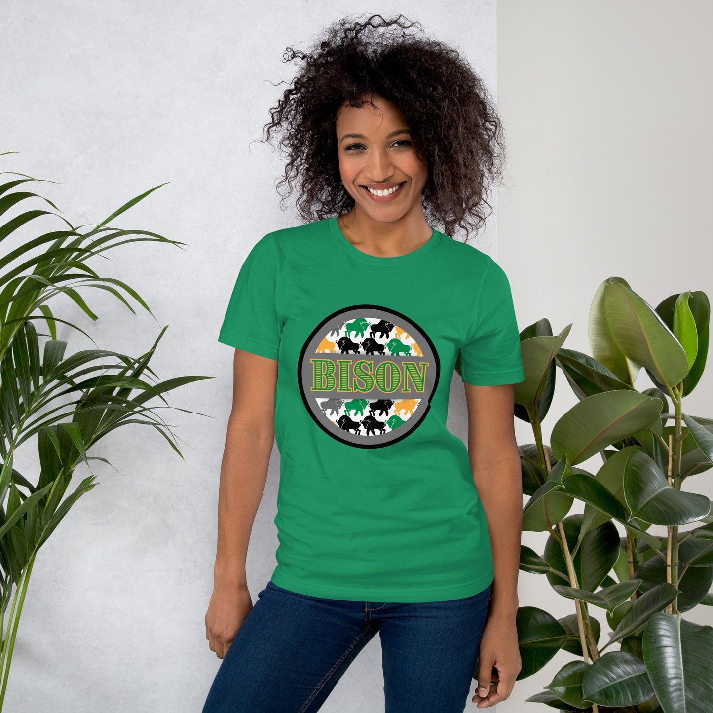 Bison Herd Pattern T-shirt