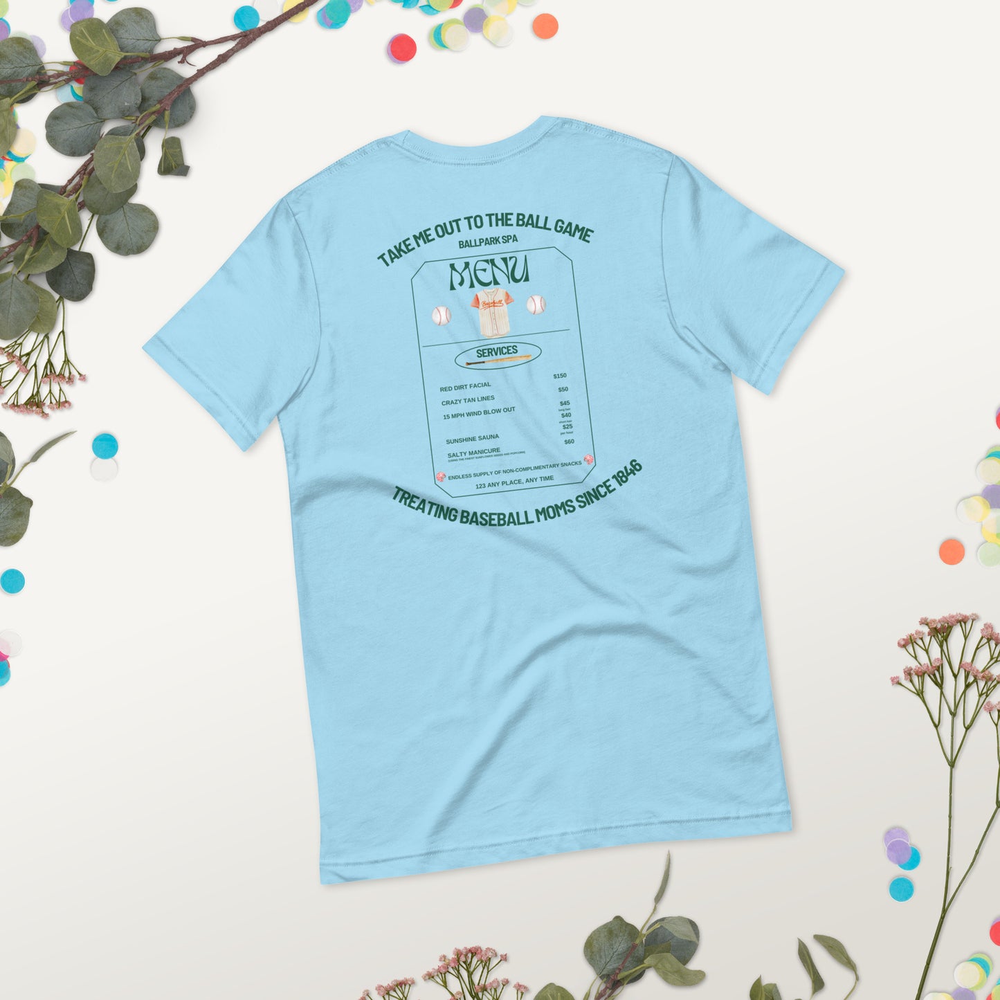 "Forget Calm, It's Game Day!" - Baseball Mom Adventure T-Shirt