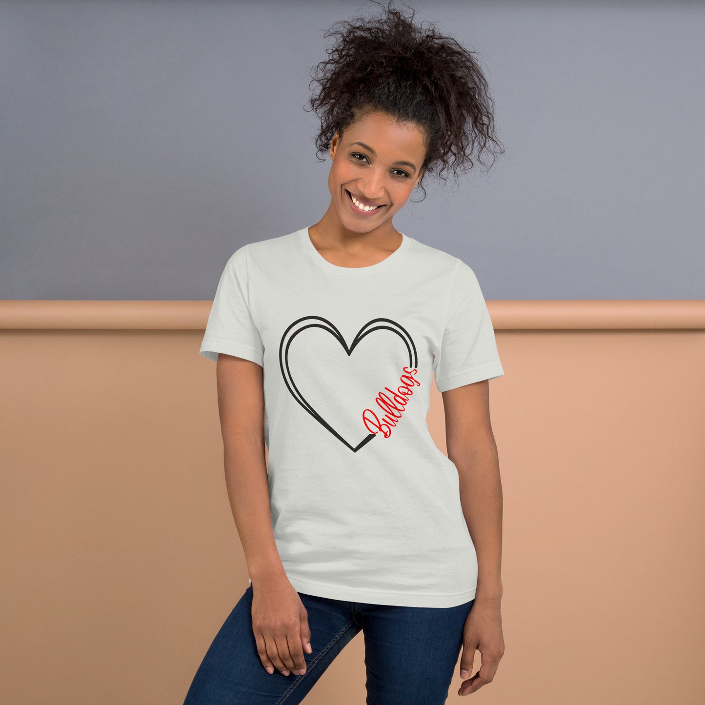 Bulldog Heart t-shirt