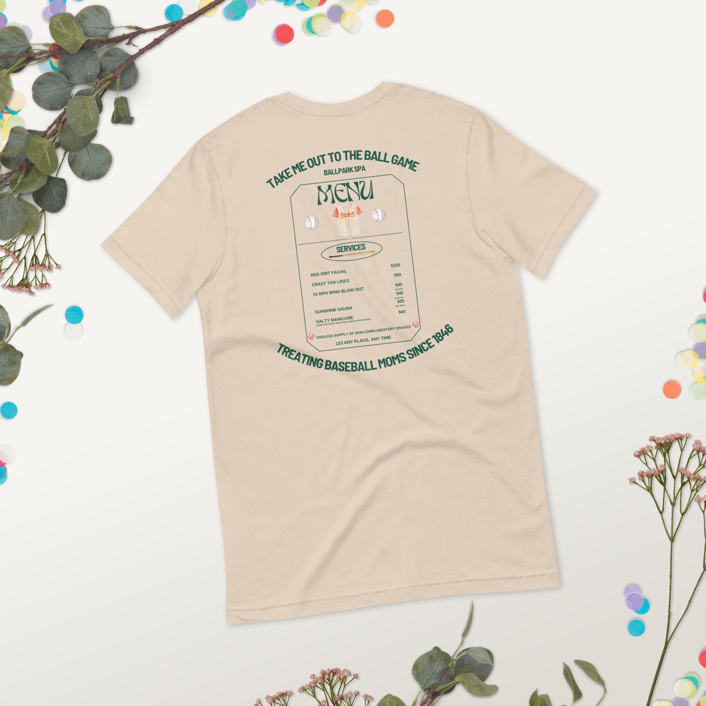 "Forget Calm, It's Game Day!" - Baseball Mom Adventure T-Shirt