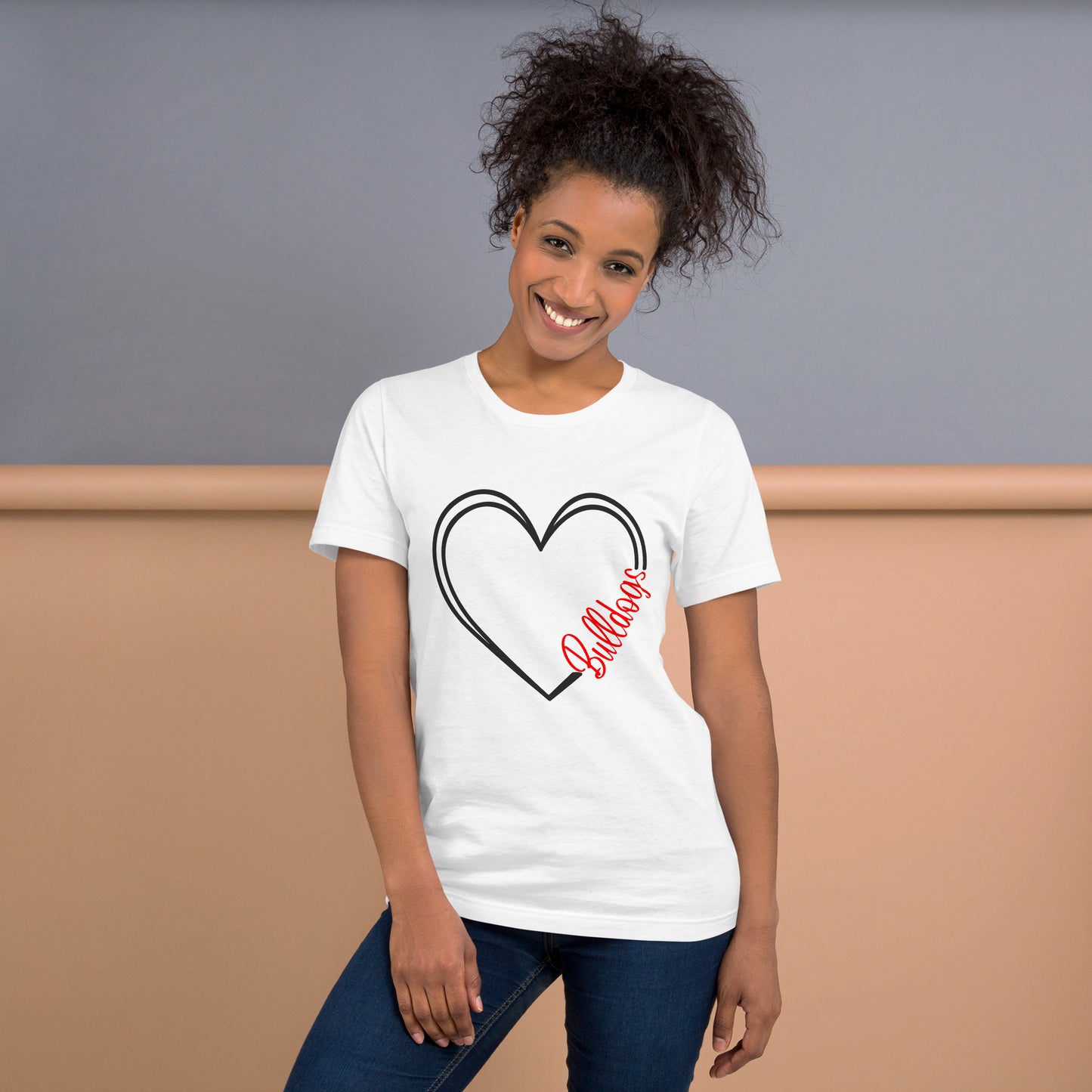 Bulldog Heart t-shirt