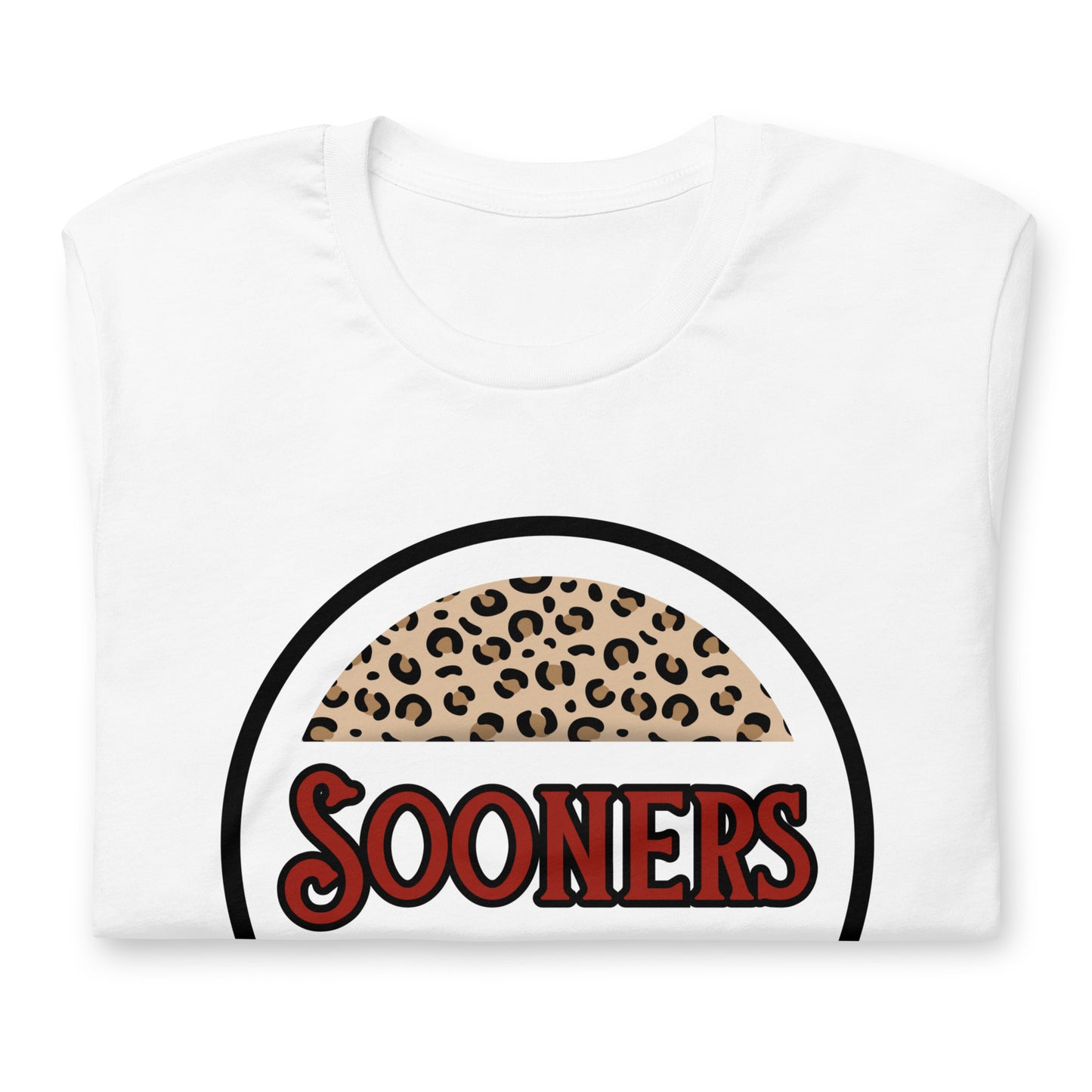 Sooners Cheetah Print T-shirt