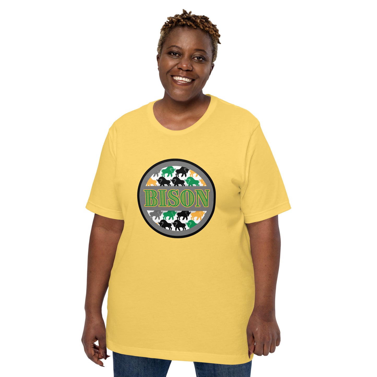 Bison Herd Pattern T-shirt