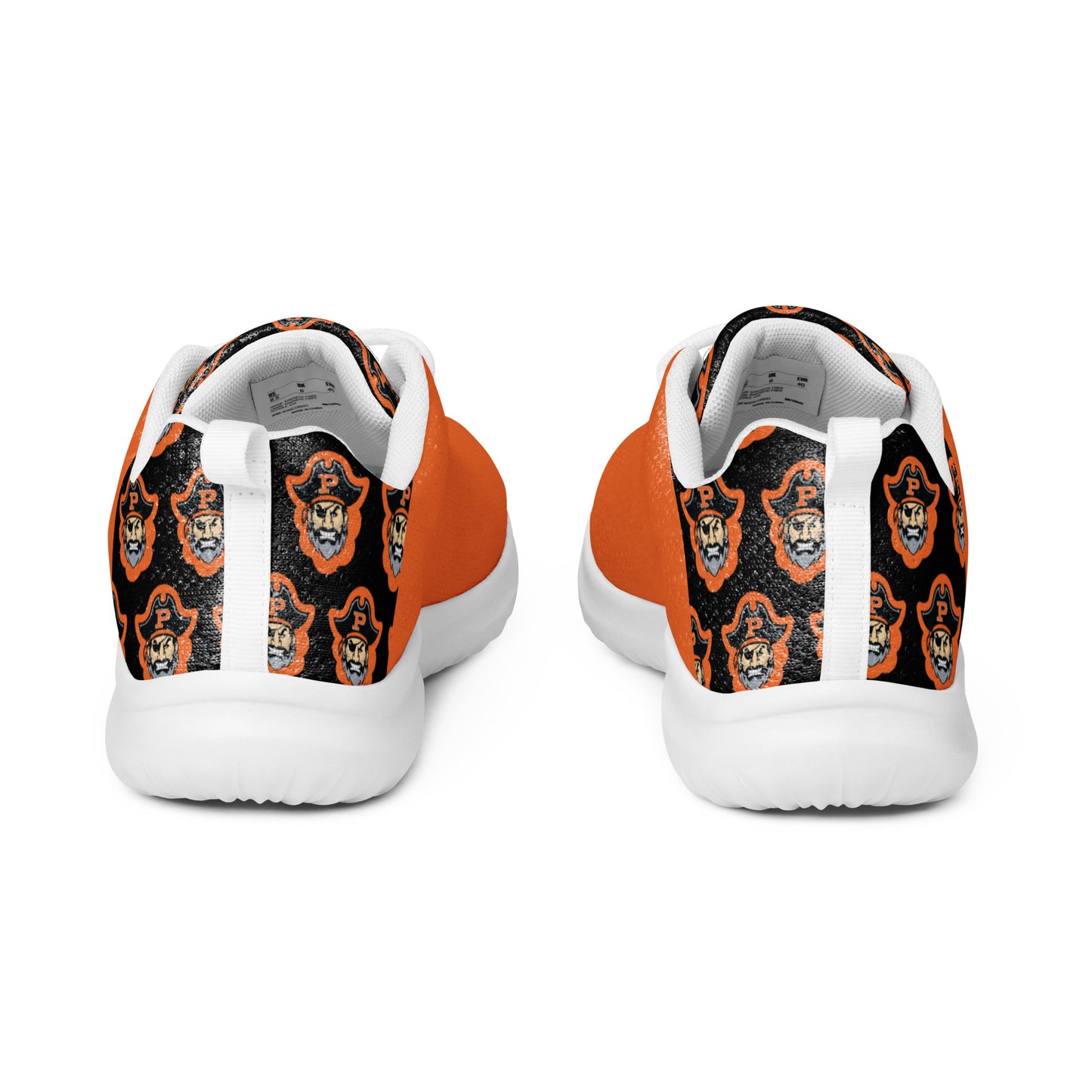 Orange and Black Pirates Women’s Athletic Shoes