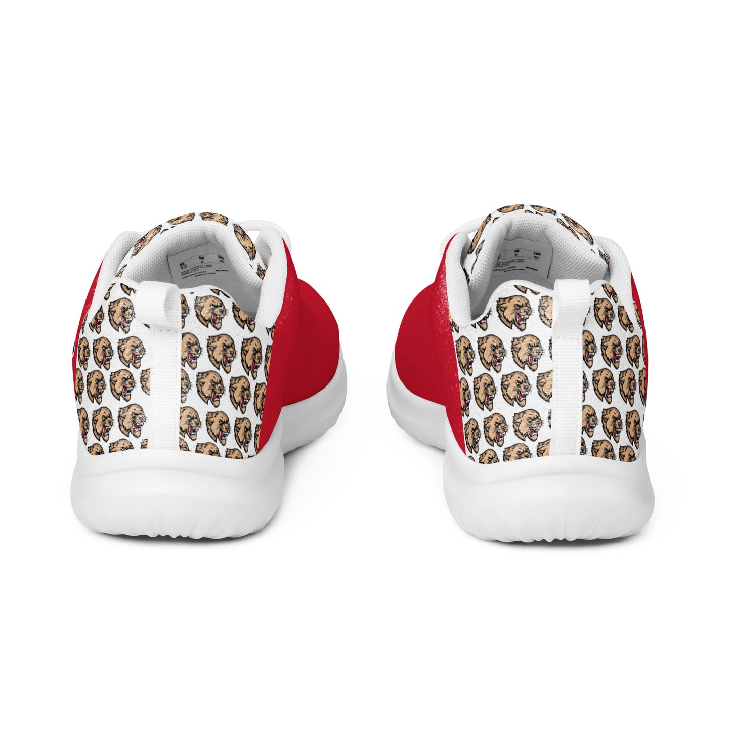 Cougars Women’s Athletic Shoes (Red and White)